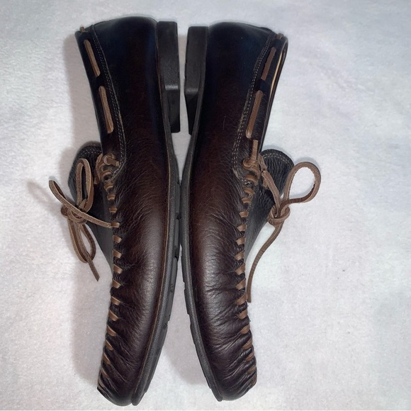 UGG Brown Hendricks Grizzly Mens Size 12 Slip On Driving Loafer Moccasin - Picture 5 of 11